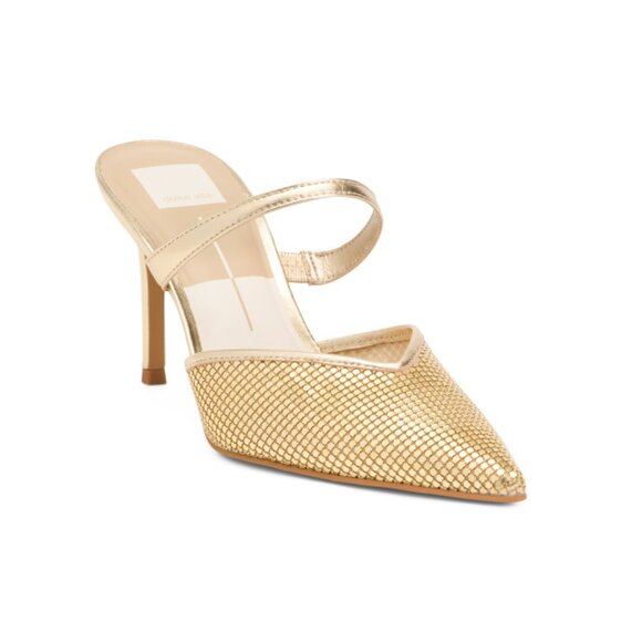 DOLCE VITA Gold Metal Kanika Heels - Picture 1 of 2